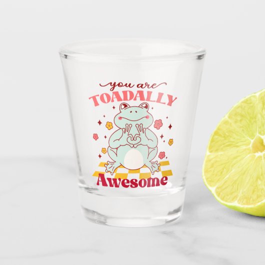 Grappig dat je Geweldige bent Shot Glas (Voorkant)