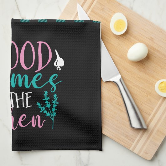 Grappig dat je goede tjassen in de keuken koelt theedoek (Quarter Fold)