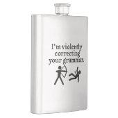 Grappig dat je Grammar 'stil corrigeert'. Heupfles (Rechts)