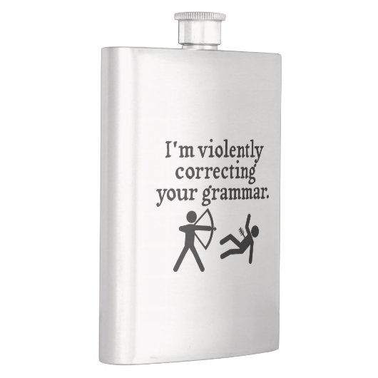 Grappig dat je Grammar 'stil corrigeert'. Heupfles (Rechts)