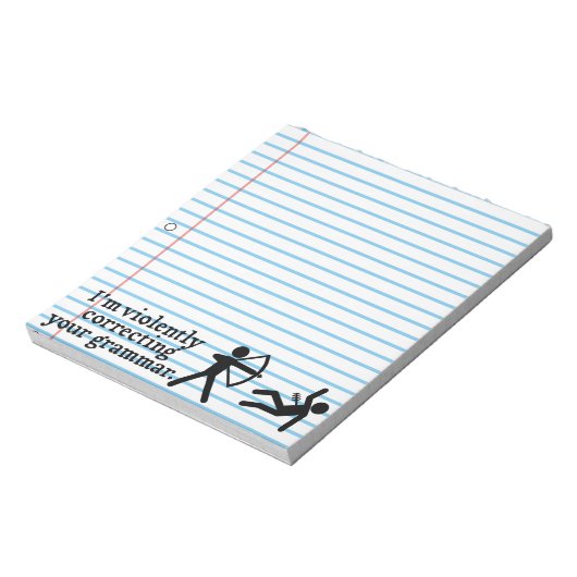 Grappig dat je Grammar 'stil corrigeert'. Notitieblok (Linkerzijde)