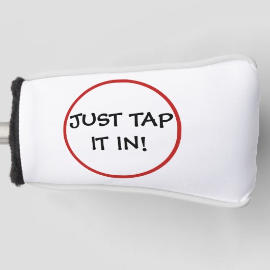 Grappig dat je het gewoon binnenhaalt golfheadcover (Voorkant)