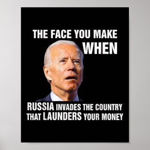 Grappig dat je het gezicht vergroot wanneer Ruslan Poster
