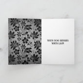 Grappig dat je hond je schoot mist en beter wordt kaart (Binnen)