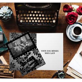 Grappig dat je hond je schoot mist en beter wordt kaart