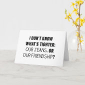 Grappig dat je je beste vriend mist kaart (Gele Bloem)