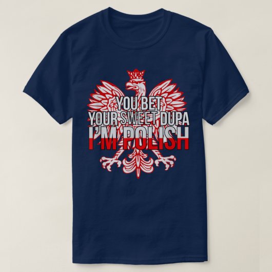 Grappig dat je je snoepje laat zien dat ik Pools b T-shirt (Design voorkant)