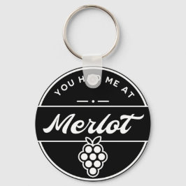 Grappig dat je me bij Merlot Wine Keyring had Sleutelhanger