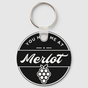 Grappig dat je me bij Merlot Wine Keyring had Sleutelhanger