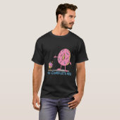 Grappig dat je me compleet roze gestrooid donut ga t-shirt (Voorkant volledig)