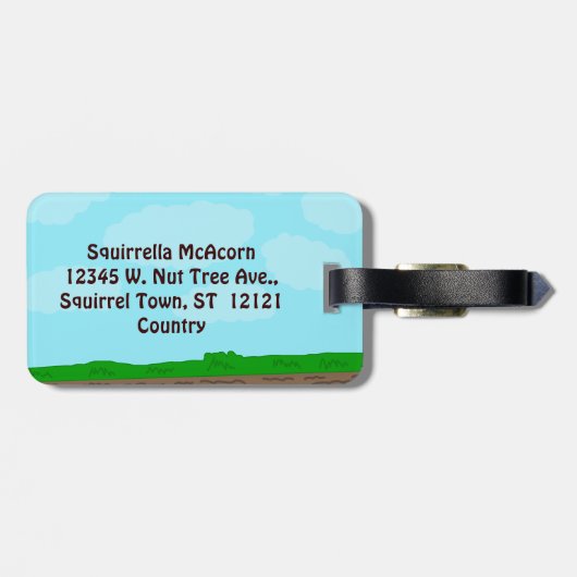 Grappig dat je me drijft. bagagelabel (Achterkant horizontaal)