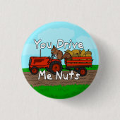 Grappig dat je me drijft. ronde button 3,2 cm (Voorkant)