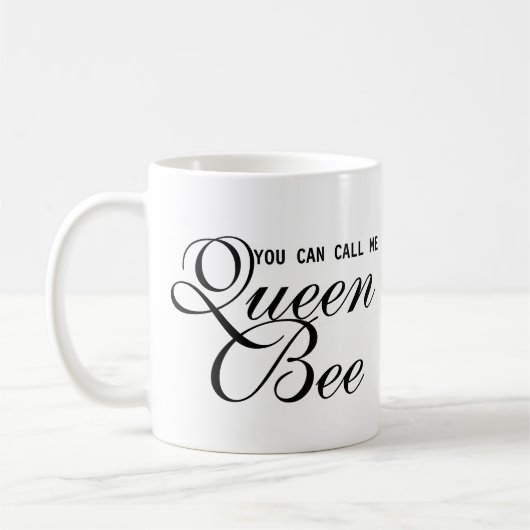 Grappig dat je me koningin Bee gezegde kunt noemen Koffiemok (Links)