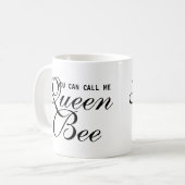 Grappig dat je me koningin Bee hipster kan noemen Koffiemok (Voorkant links)