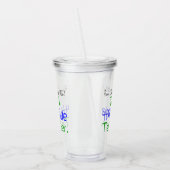 Grappig dat je me niet kan schelen... acryl drinkbeker (Links)