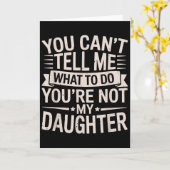 Grappig dat je me niet kunt vertellen wat ik moet  kaart (Gele Bloem)