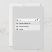Grappig dat je me Valentijnsdag humor automatisch  Feestdagenkaart (Voorkant)