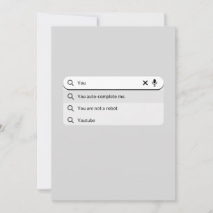 Grappig dat je me Valentijnsdag humor automatisch Feestdagenkaart