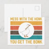 Grappig dat je met de honk de bal krijgt. briefkaart (Voorkant / Achterkant)