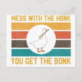 Grappig dat je met de honk de bal krijgt. briefkaart (Voorkant)