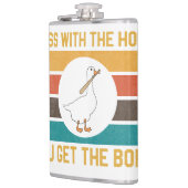 Grappig dat je met de honk de bal krijgt heupfles (Links)