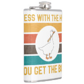 Grappig dat je met de honk de bal krijgt heupfles (Rechts)