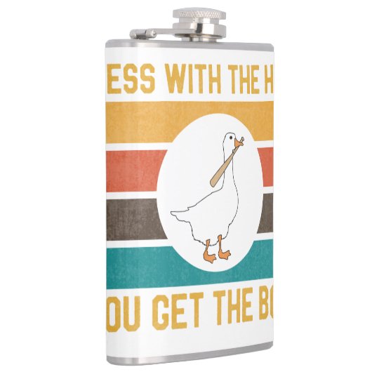 Grappig dat je met de honk de bal krijgt heupfles (Rechts)