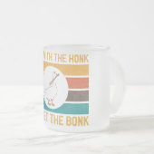 Grappig dat je met de honk de bal krijgt matglas koffiemok (Voorkant rechts)