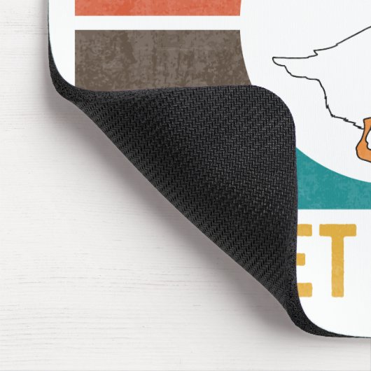 Grappig dat je met de honk de bal krijgt. muismat (Hoek)