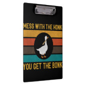 Grappig dat je met de honk de bonk krijgt klembord (Rechts)