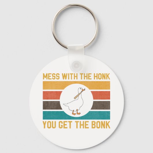 Grappig dat je met de honk de bonk krijgt sleutelhanger (Voorkant)