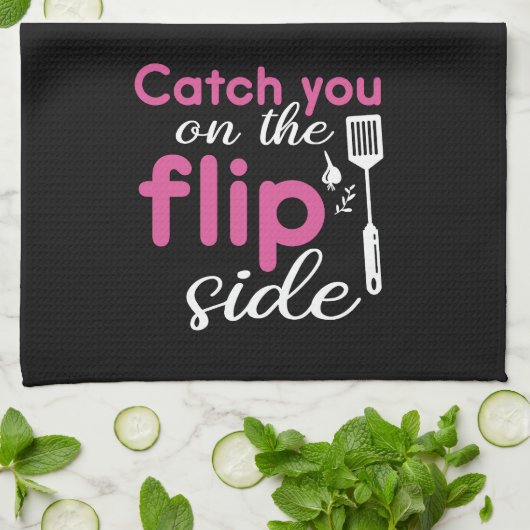 Grappig dat je met de kookpan op de klevende zijka theedoek (Gevouwen)