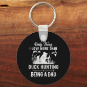 Grappig dat je met pap Dog Gift voor duck Hunt jaa Sleutelhanger (Voorkant)