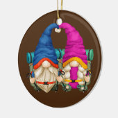 Grappig dat je moeder en vader kunt ontwerpen met  keramisch ornament (Links)