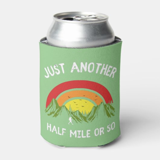 Grappig dat je nog een half miljoen klimt. blikjeskoeler (Blikje Voorkant)