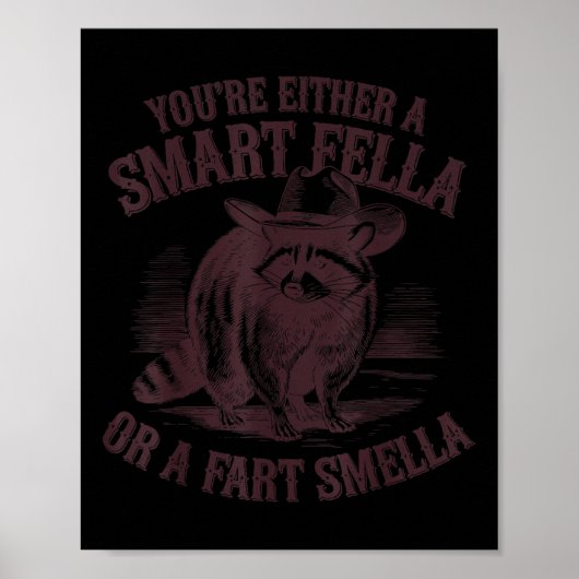 Grappig dat je ofwel een slimme kerel of een schee poster (Voorkant)