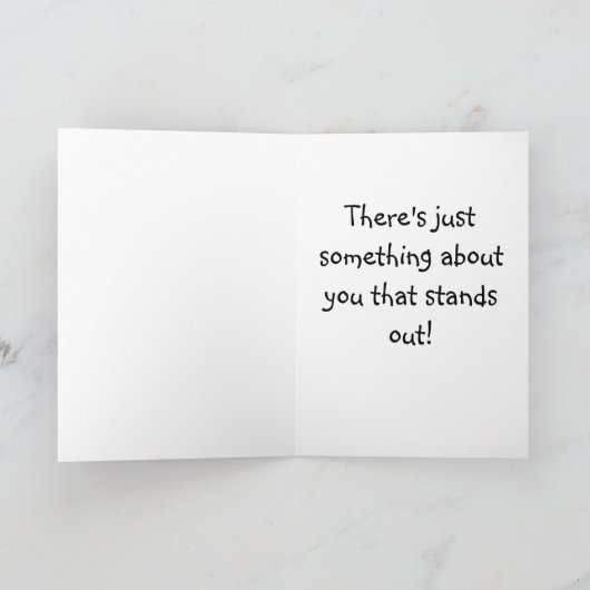 Grappig dat je speciaal denkt aan je Rock Kaart (Binnen)