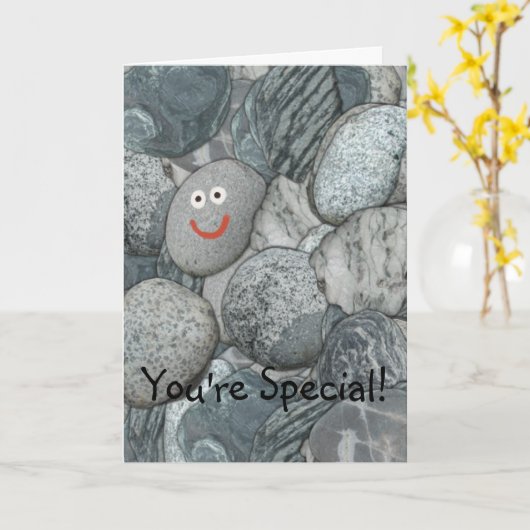 Grappig dat je speciaal denkt aan je Rock Kaart (Gele Bloem)