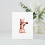 Grappig dat je speelse kitten hebt briefkaart (Staand voorkant)