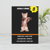 Grappig dat je speelse kitten hebt kaart (Staand voorkant)