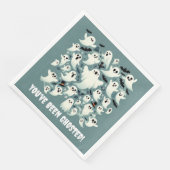 Grappig dat je spookachtige geesten in de vlucht b servet (Hoek)