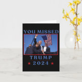 Grappig dat je Trump 2024 hebt gemist Kaart (Gele Bloem)