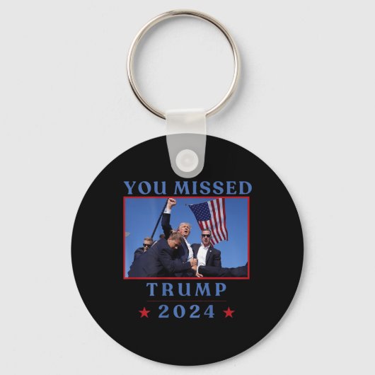 Grappig dat je Trump 2024 hebt gemist Sleutelhanger (Voorkant)