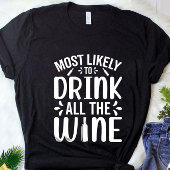 Grappig dat je waarschijnlijk alle witte kerst Dri T-shirt