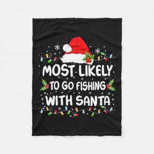 Grappig dat je waarschijnlijk Vist met kerstmis Fleece Deken