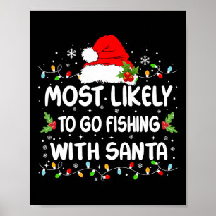 Grappig dat je waarschijnlijk Vist met kerstmis Poster