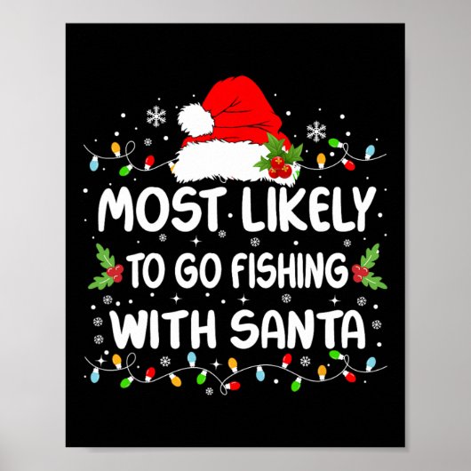 Grappig dat je waarschijnlijk Vist met kerstmis Poster (Voorkant)