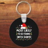 Grappig dat je waarschijnlijk Vist met kerstmis Sleutelhanger (Voorkant)