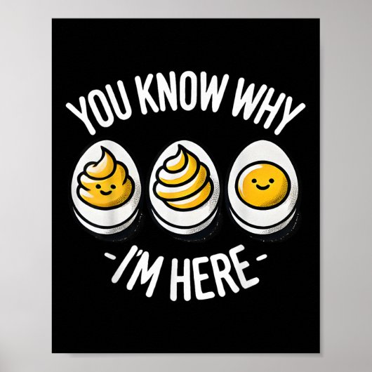 Grappig dat je weet waarom ik hier ben Duivelsei F Poster (Voorkant)