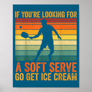 Grappig dat je zachte Pickleball-service als je ki Poster